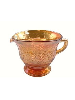 Federal Glass Normandie Creamer Marigold Carnival Depression Glass